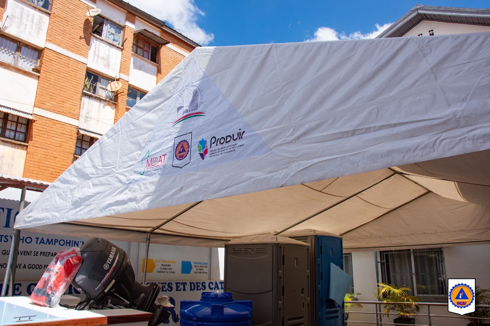 PROJET PRODUIR : DOTATION DES MATERIELS POUR LES 4 COMMUNES ET POUR LE BNGRC