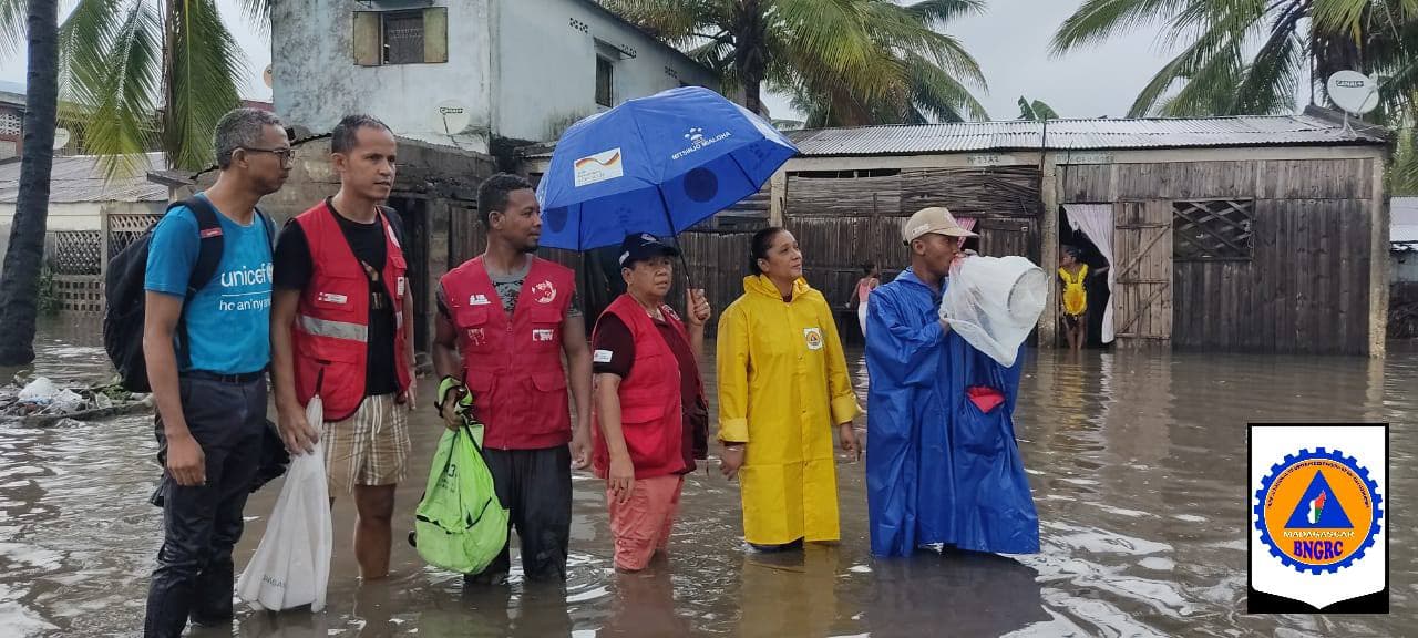 CYCLONE FYTIA – RÉGION BOENY : DESCENTE SUR LE TERRAIN DES MEMBRES DU CENTRE OPÉRATIONNEL