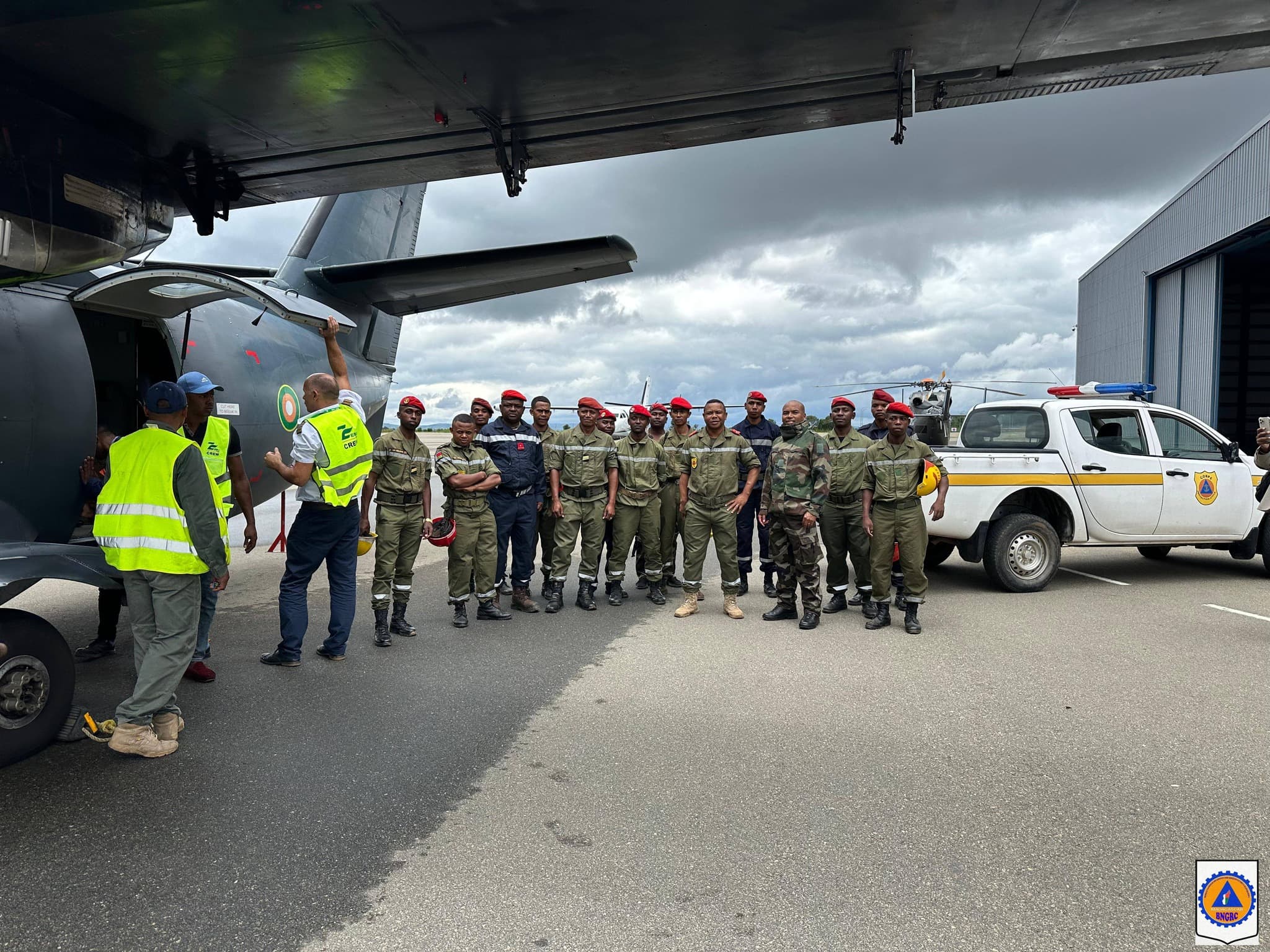 CYCLONE GEZANI : DÉPART D’UNE ÉQUIPE DU CPC POUR RENFORCER LES OPÉRATIONS DE SECOURS À TOAMASINA