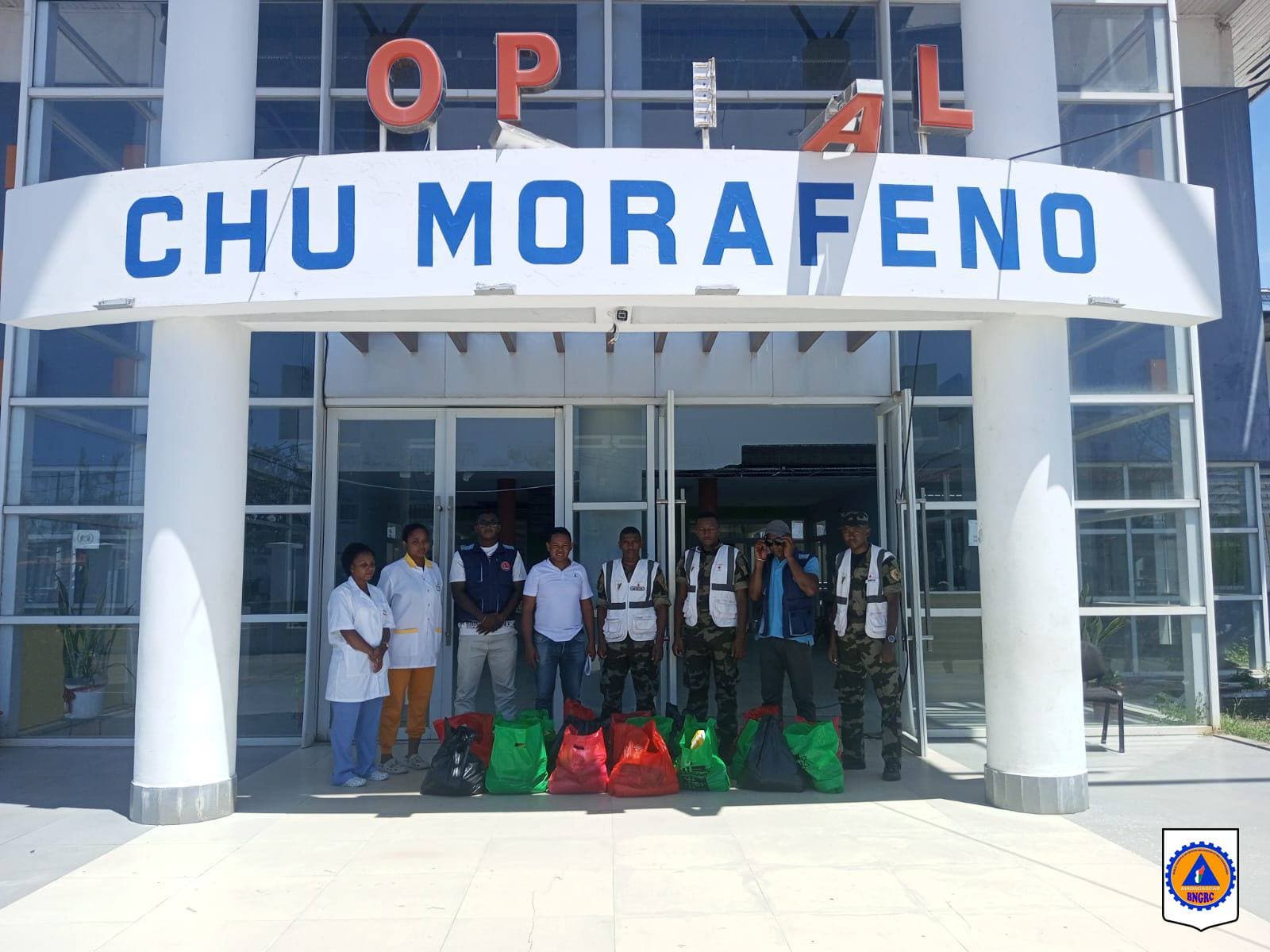 PRISE EN CHARGE SPÉCIFIQUE DES SINISTRÉS HOSPITALISÉS À TOAMASINA