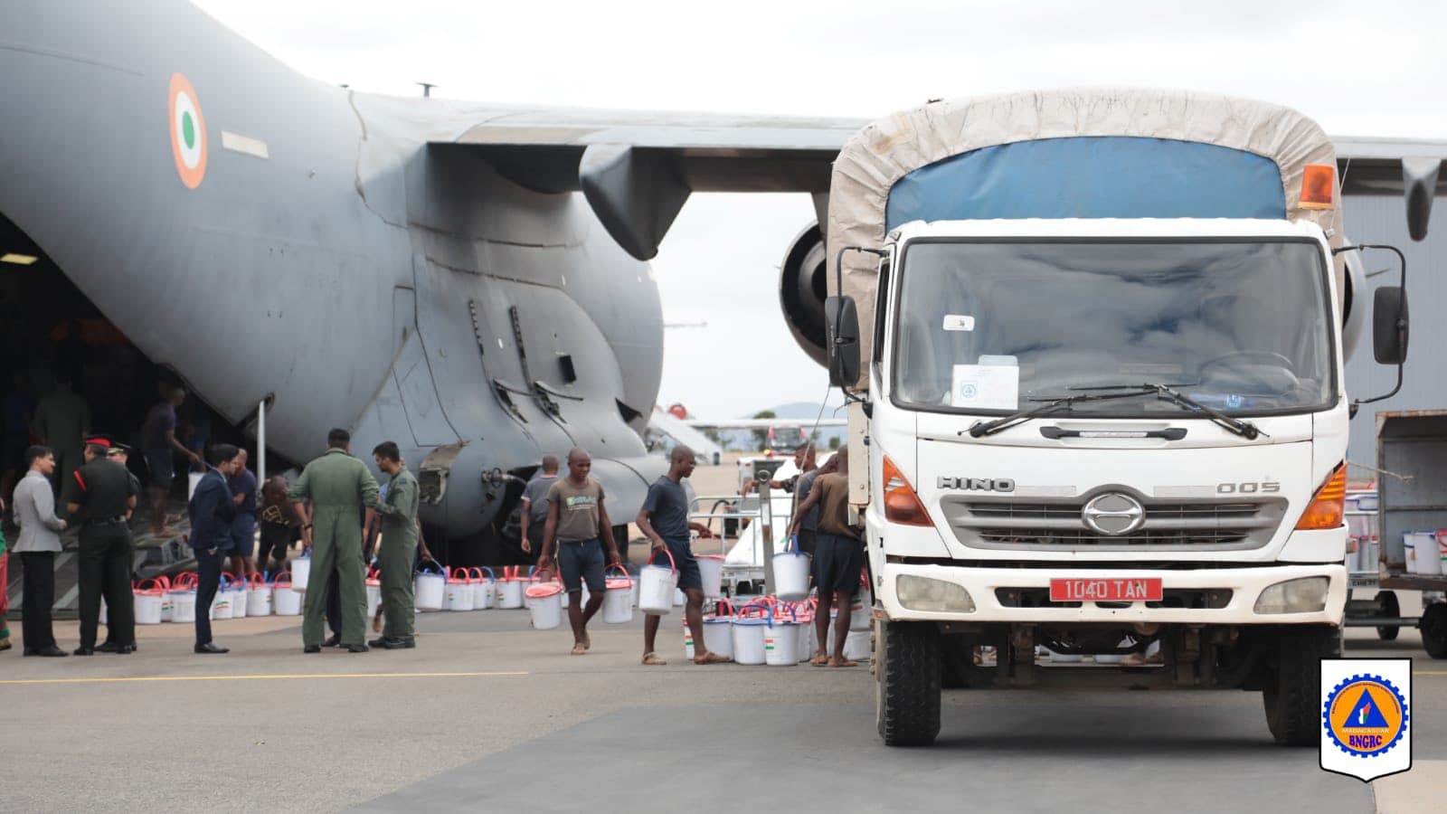 INDE : DON D’AIDE HUMANITAIRE EN FAVEUR DES SINISTRÉS DE TOAMASINA