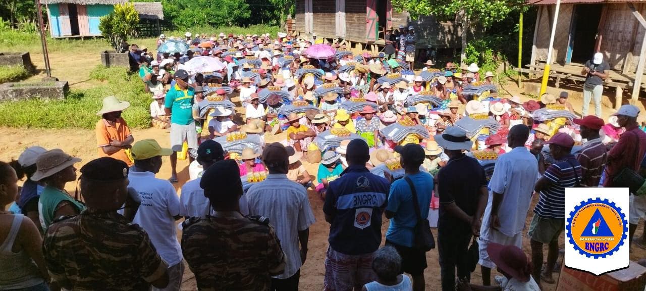 CARAVANE HUMANITAIRE : 400 MÉNAGES SOUTENUS DANS LES COMMUNES DE MAHATSARA ET ANDOVORANTO - DISTRICT DE BRICKAVILLE