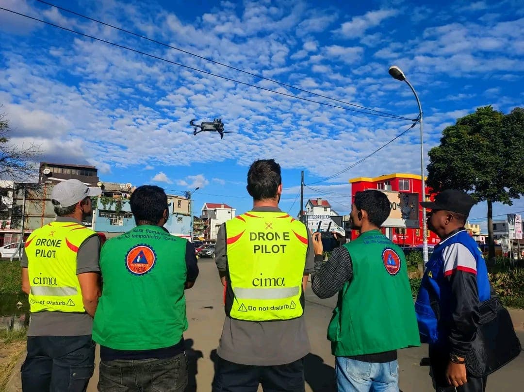 RELEVES PAR DRONES POUR LA GESTION DES INONDATIONS A MADAGASCAR